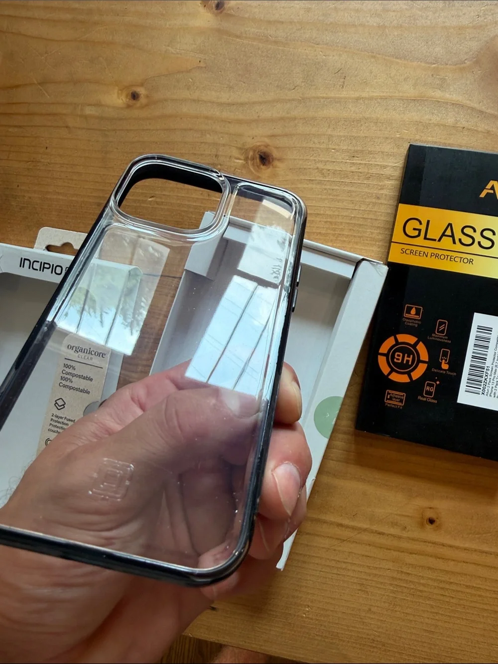 Incipio case for iPhone 13 Pro Max with screen protectors